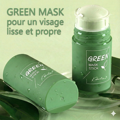 Green mask- visage lisse et éclatant