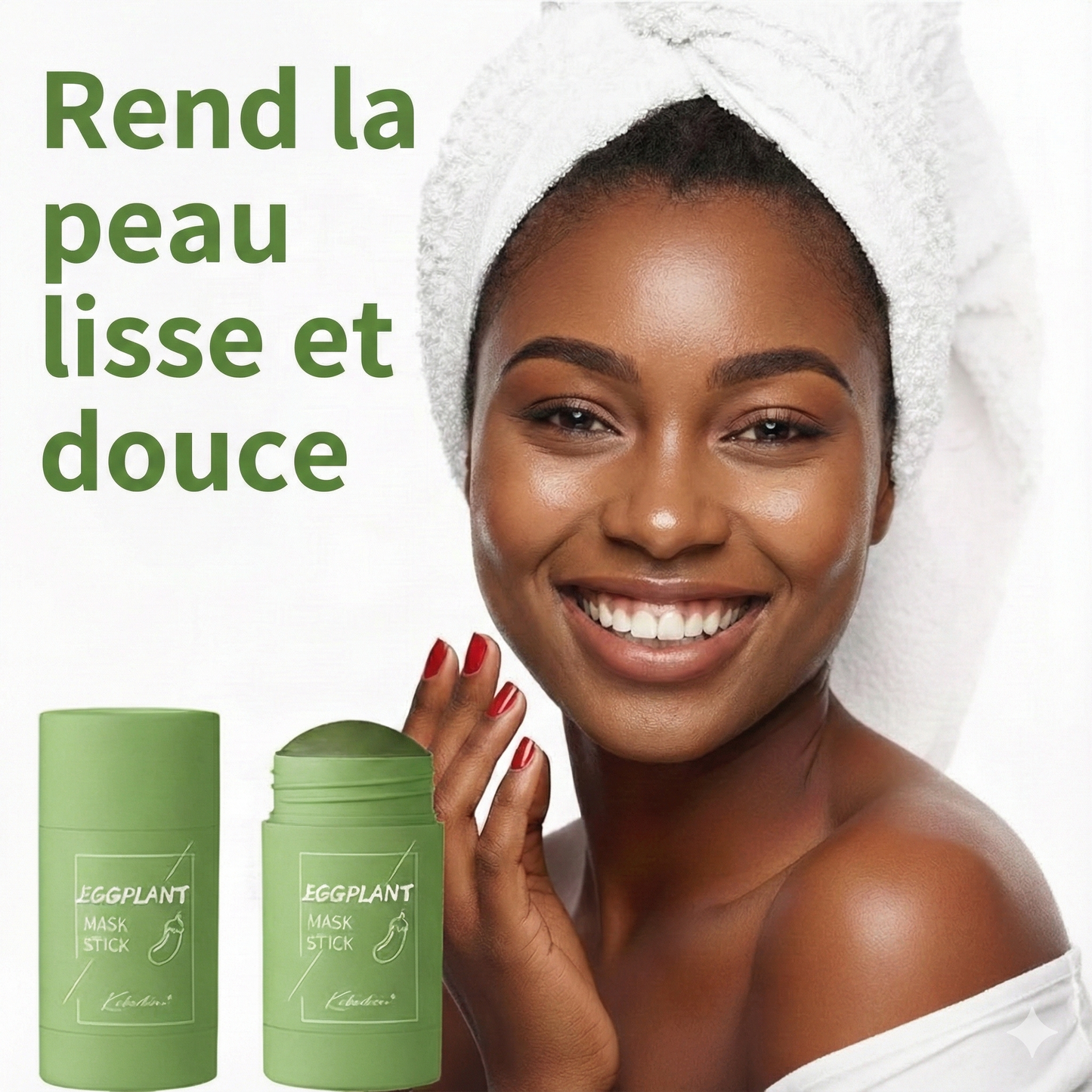 Green mask- visage lisse et éclatant